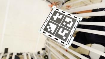 CubeSat floating 