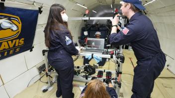Casey Miller and Preston Vanderpan in Zero-G 