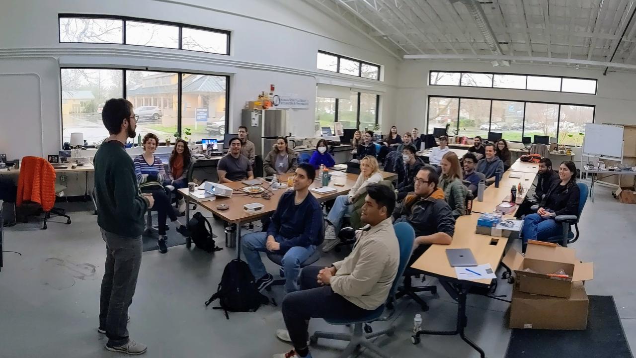 people listening to a lecture