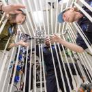 Zoe, Adam, Kelden operating HDD experiment - Flight Campaign 3