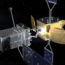 Satellite with Robotic Arm